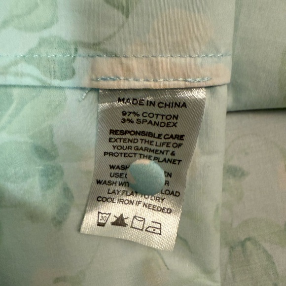 Hill House The Kit Top in Blue Roses Size Large - Picture 8 of 8